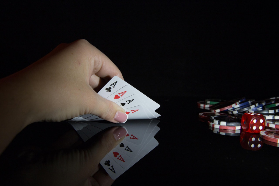 Rich88 Asean casino table with playing cards, dice and chips for Southeast Asia players
